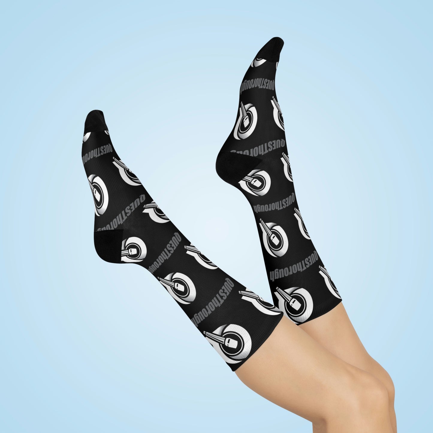 Mavrix QuesThorough DTG Crew Socks