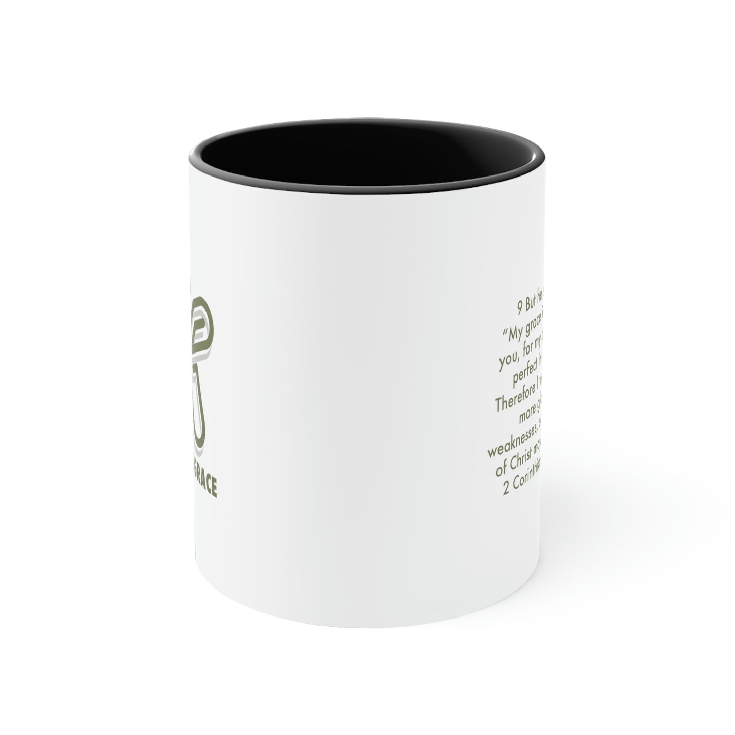 Sufficient Grace - Accent Coffee Mug, 11oz