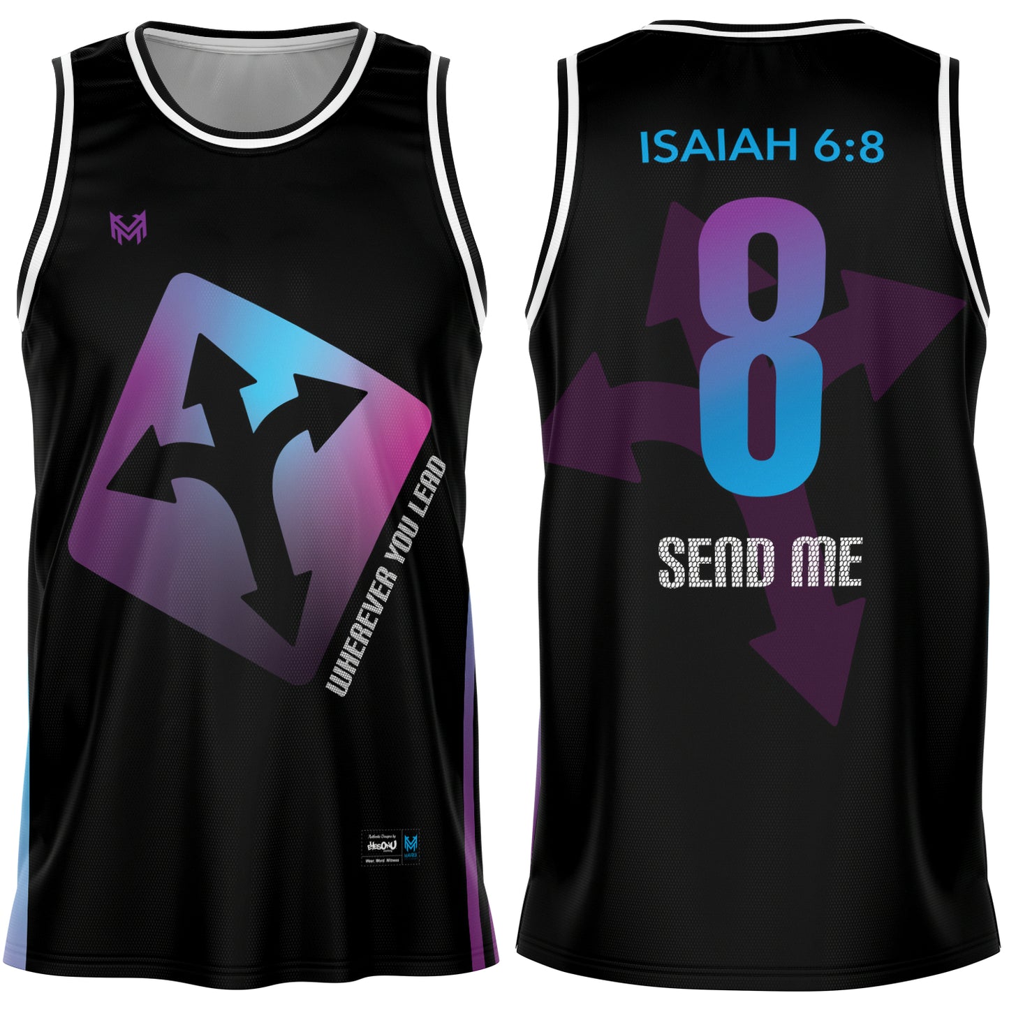 Mavrix Wherever You Lead - Basketball Jersey