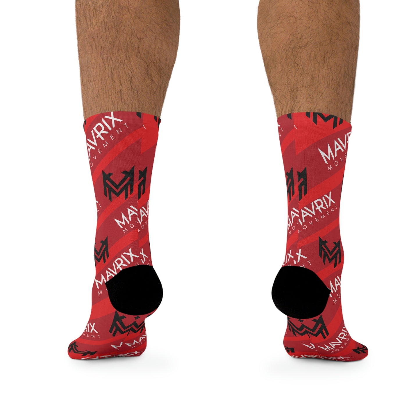 Mavrix Logos Red Socks