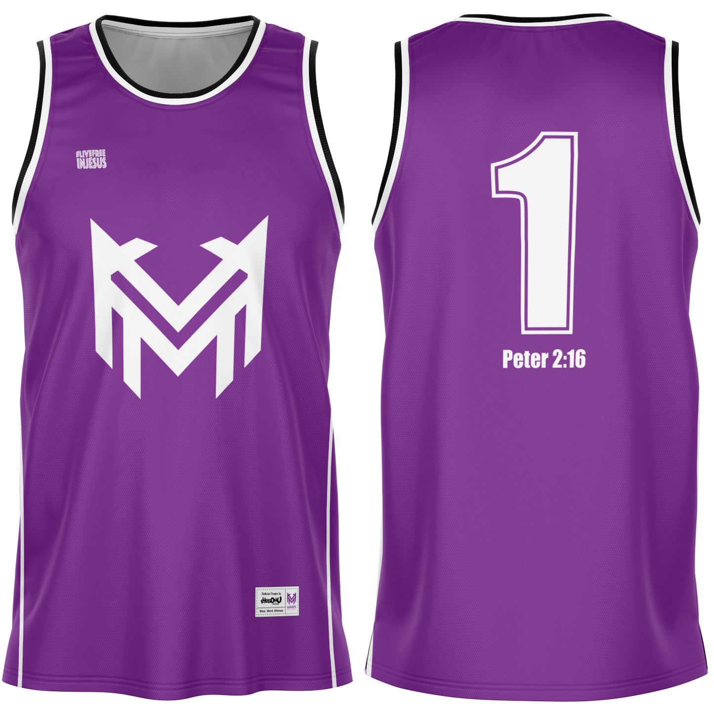 Mavrix Team Purple - Basketball Jersey