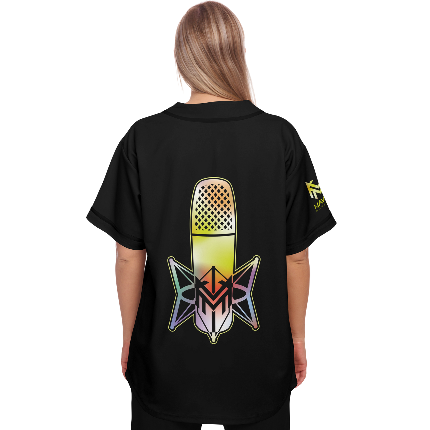 Mavrix Mic Tie-dye Baseball Jersey