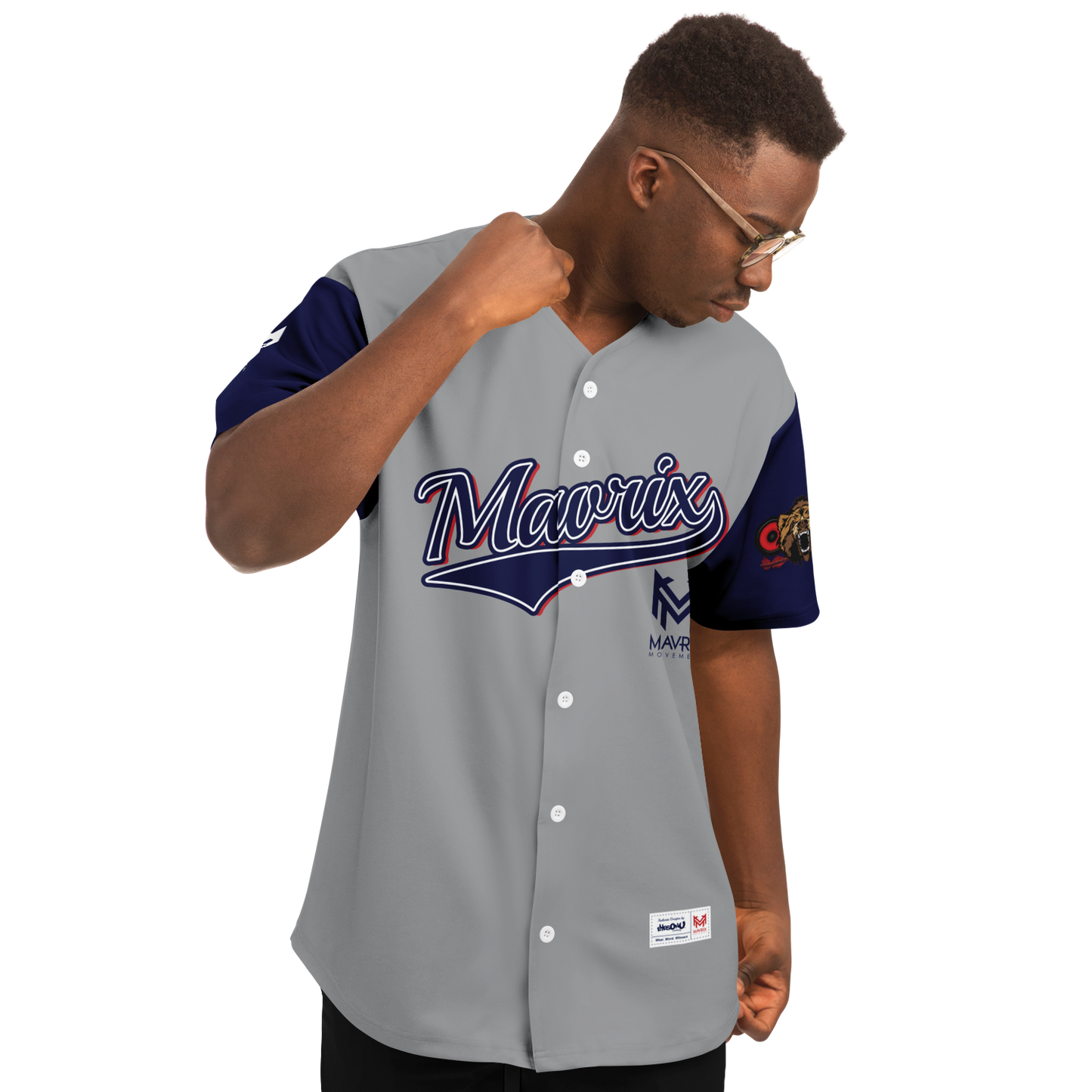 Mavrix Lac Grizzly Baseball Jersey