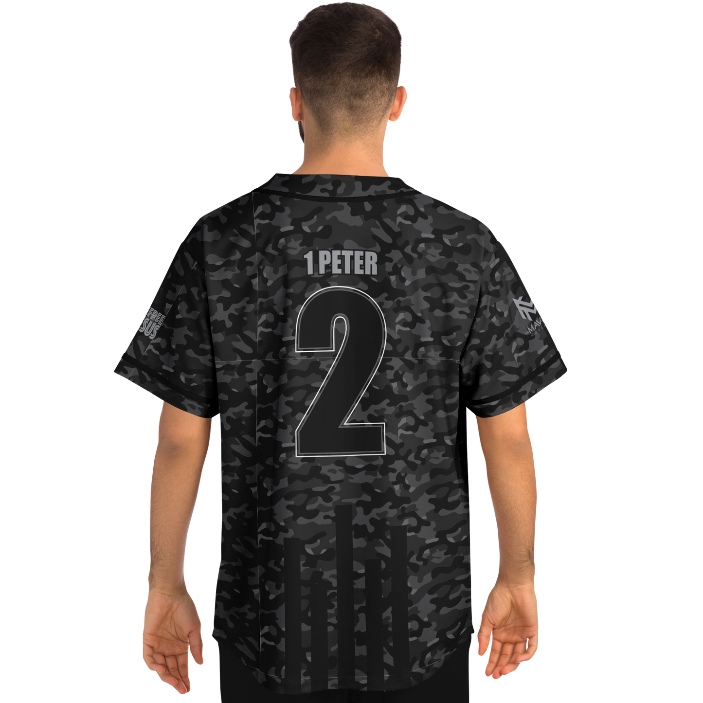 Mavrix Dark Camo Baseball Jersey