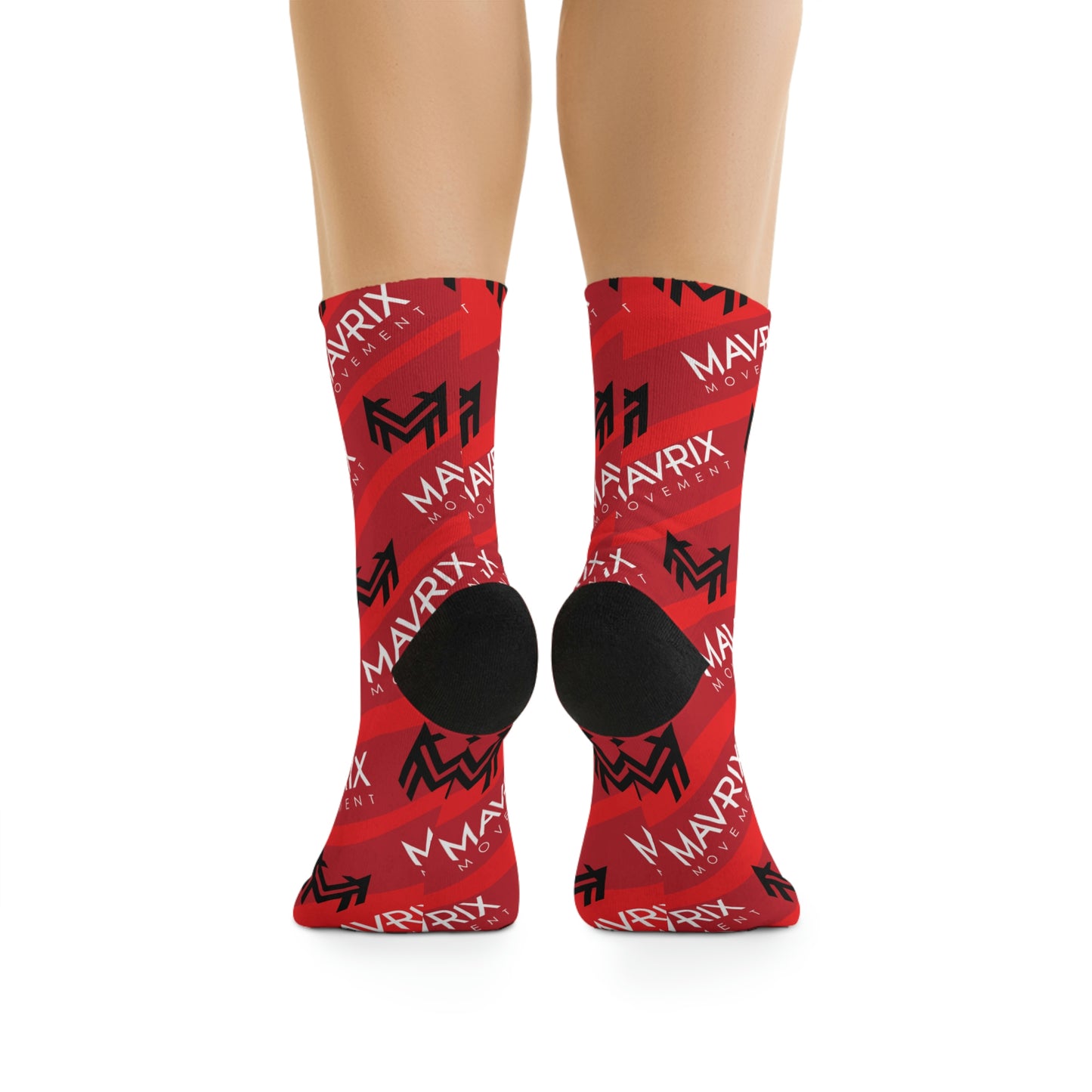 Mavrix Logos Red Socks