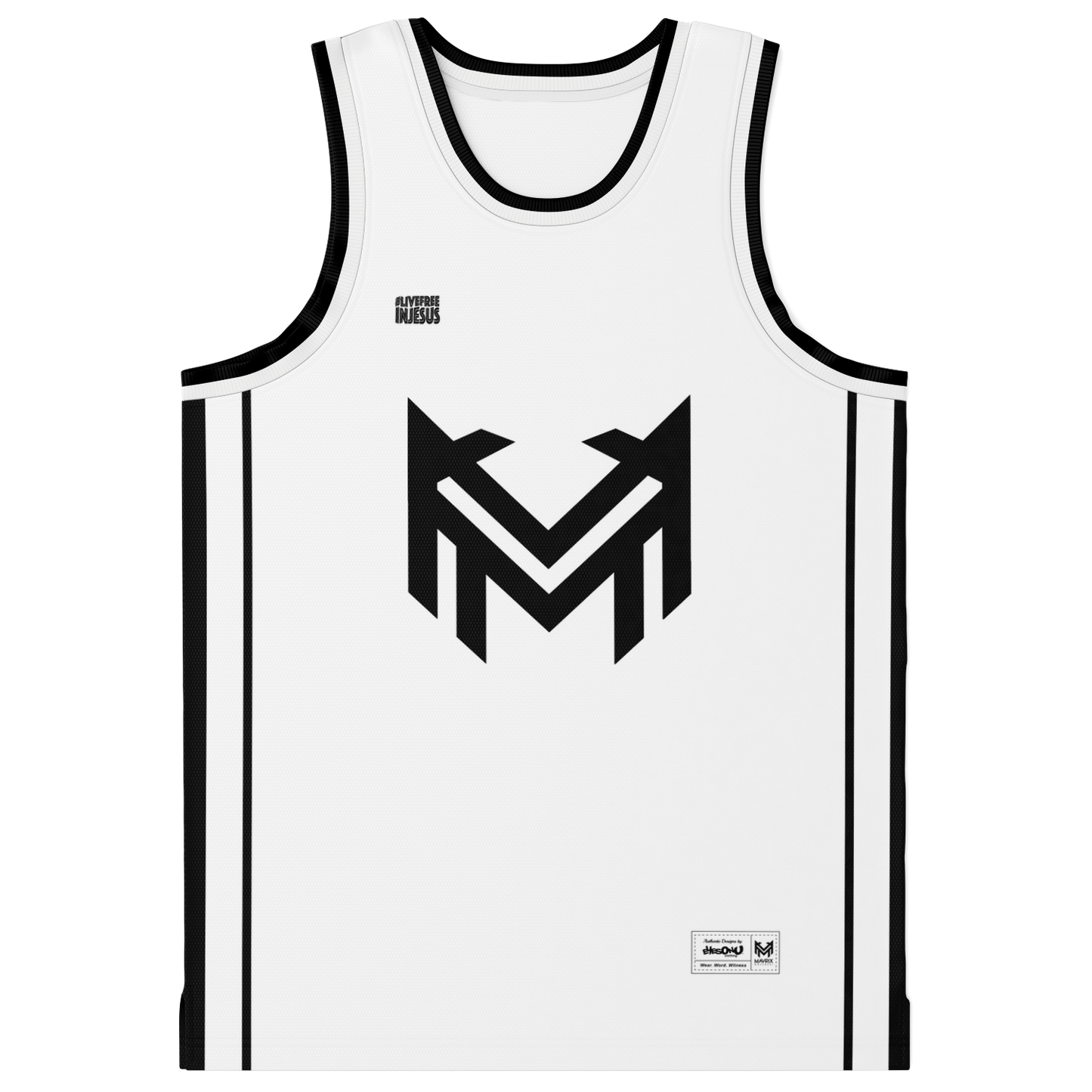Mavrix Team White - Basketball Jersey