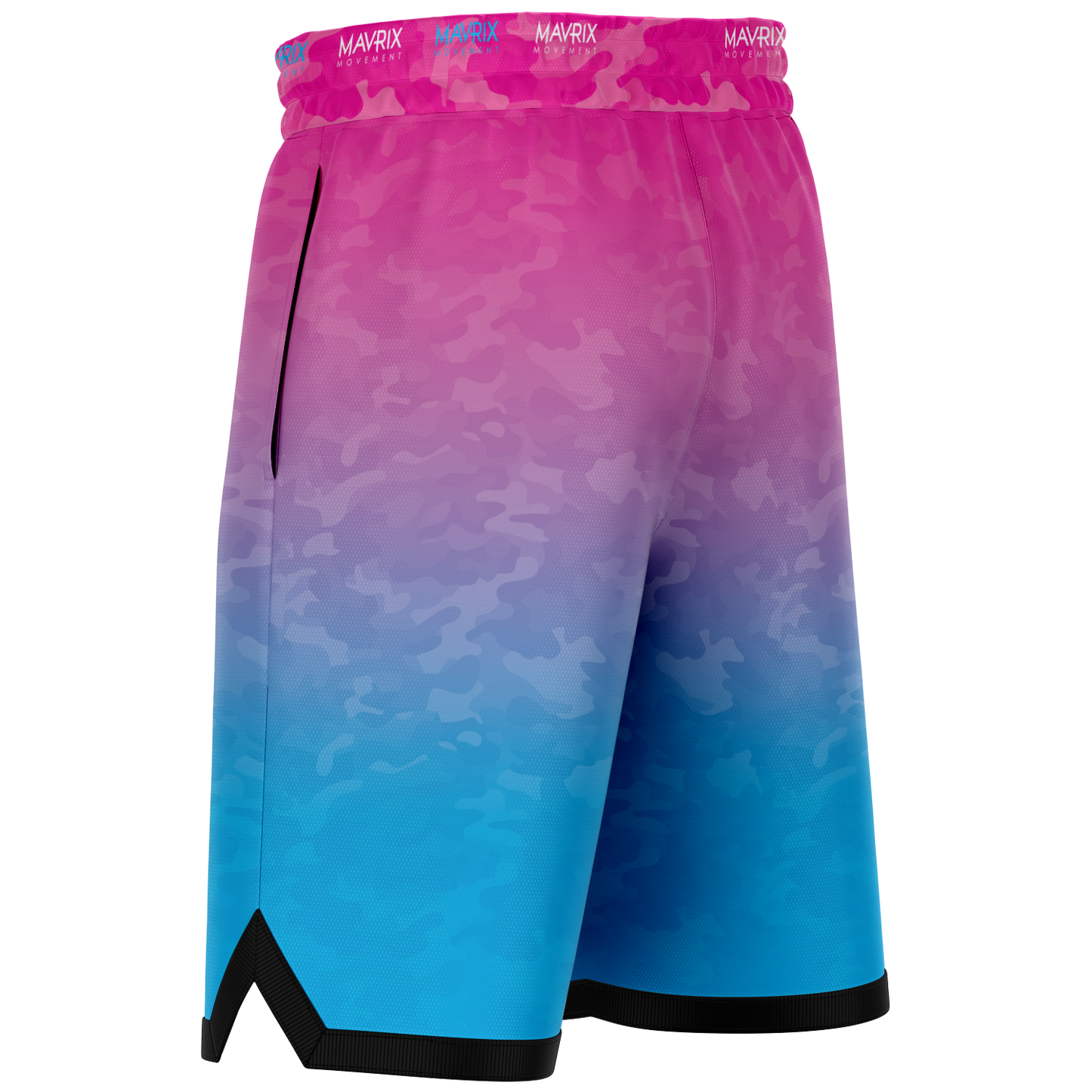 Mavrix Gradient Camo - Basketball Shorts