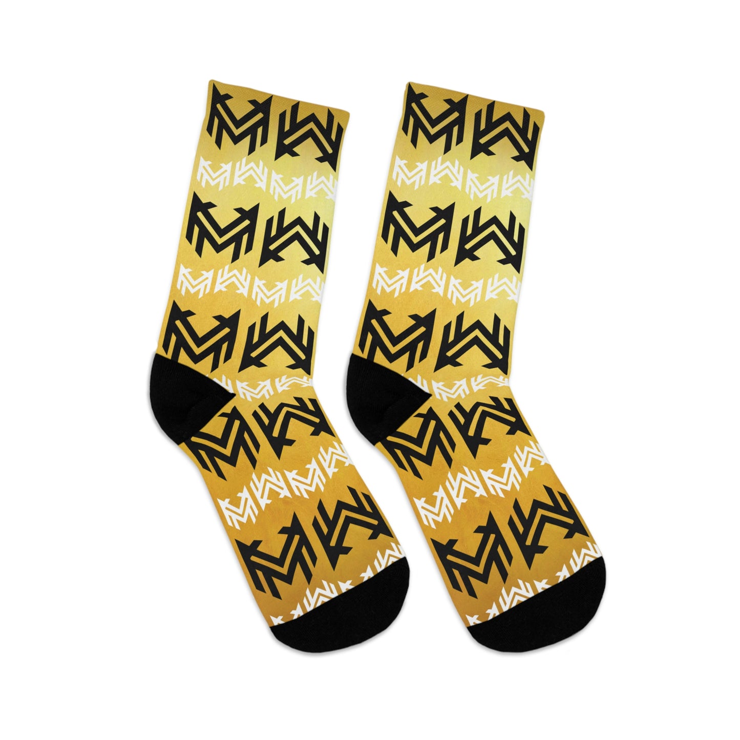 Mavrix Logo Pattern - Gold Socks