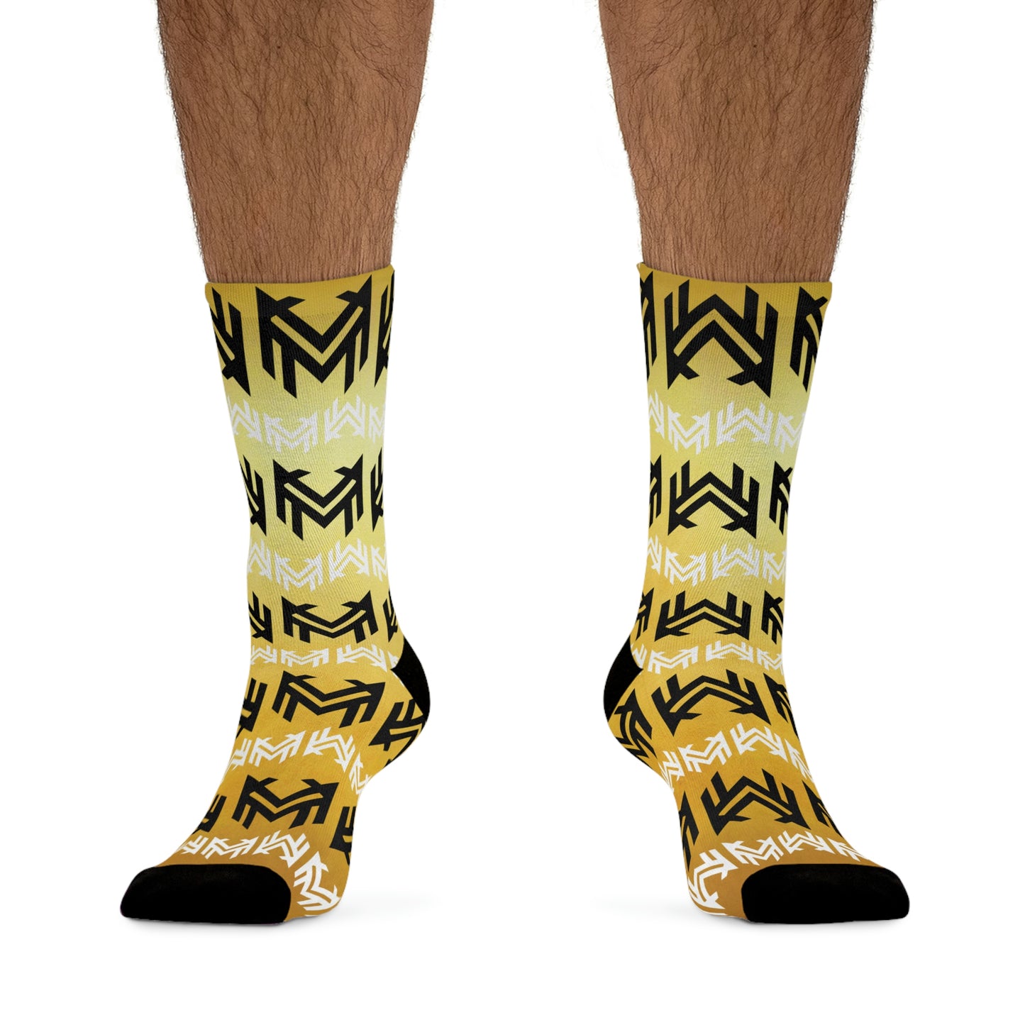 Mavrix Logo Pattern - Gold Socks