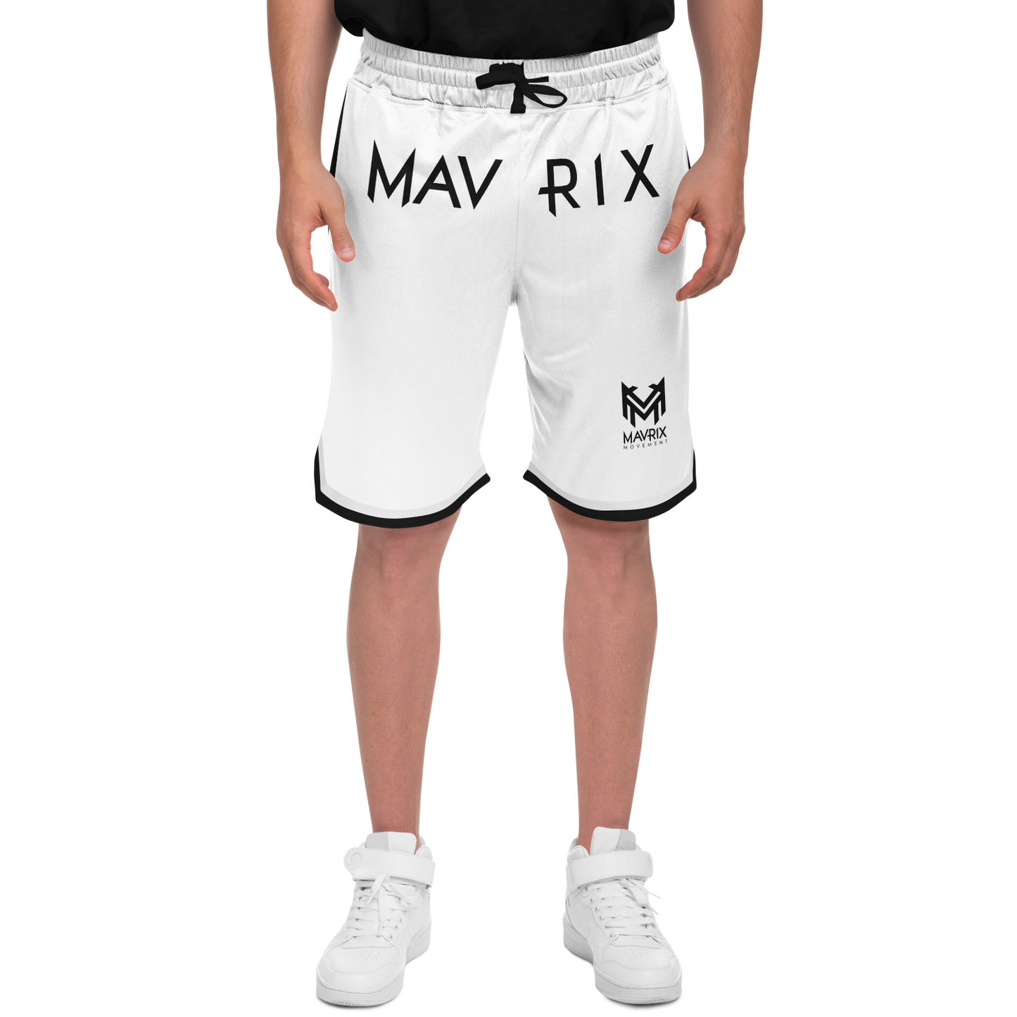 Mavrix Team White - Basketball Shorts