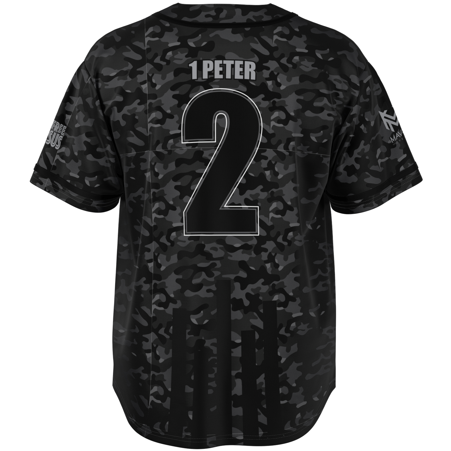 Mavrix Dark Camo Baseball Jersey