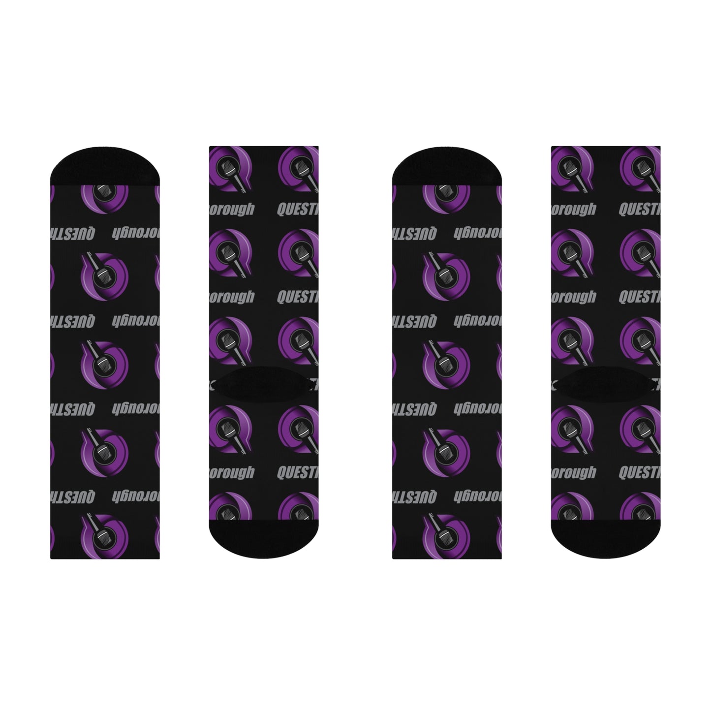 QuesThorough Signature DTG Crew Socks