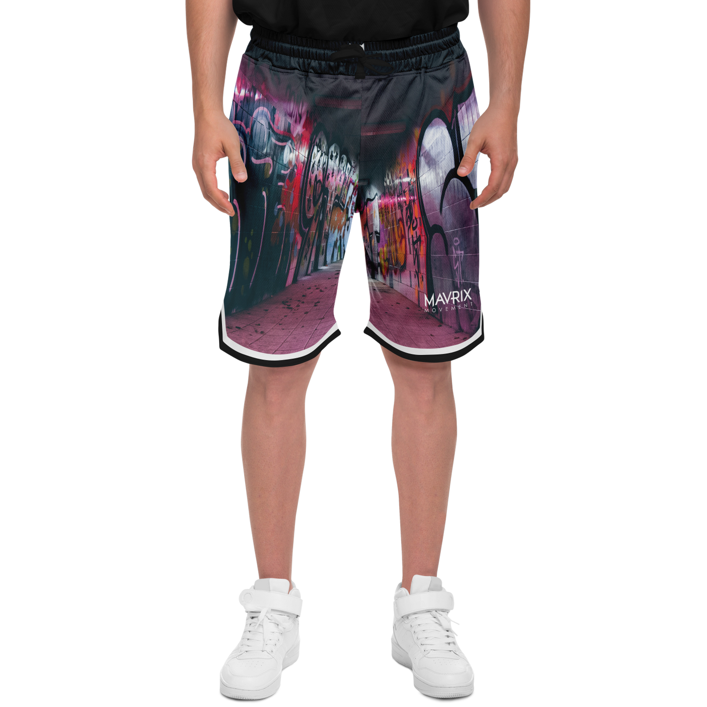 Mavrix Graffiti - Basketball Shorts