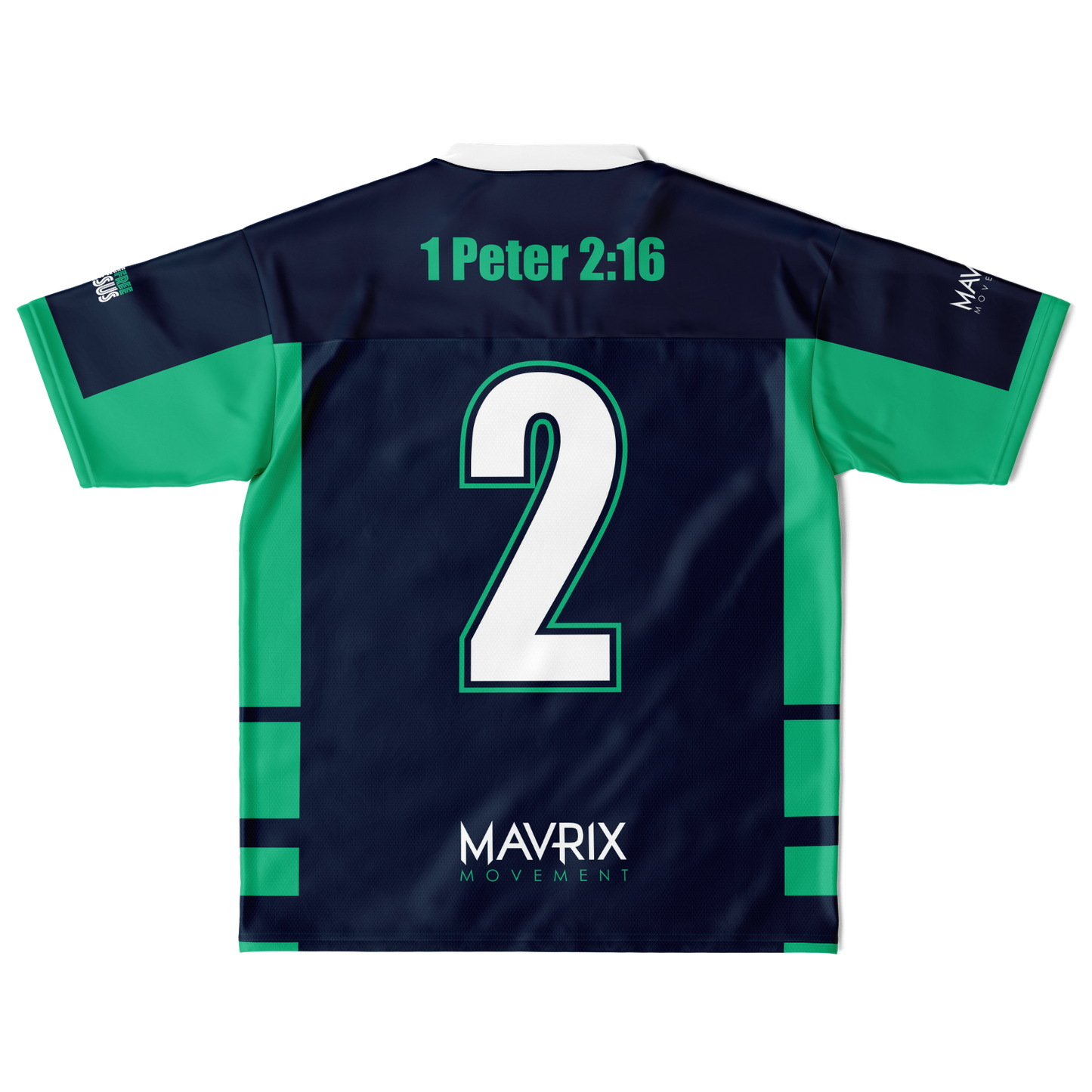 Mavrix Navy Football Jersey