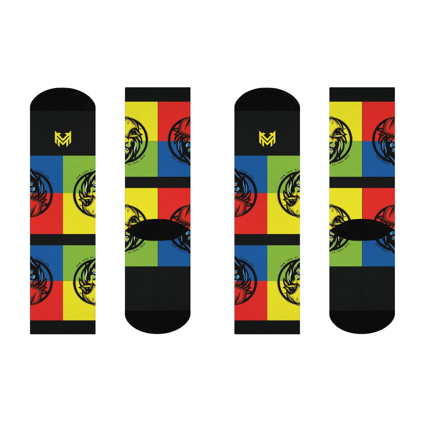 MOV Ya Feel Meh DTG Crew Socks
