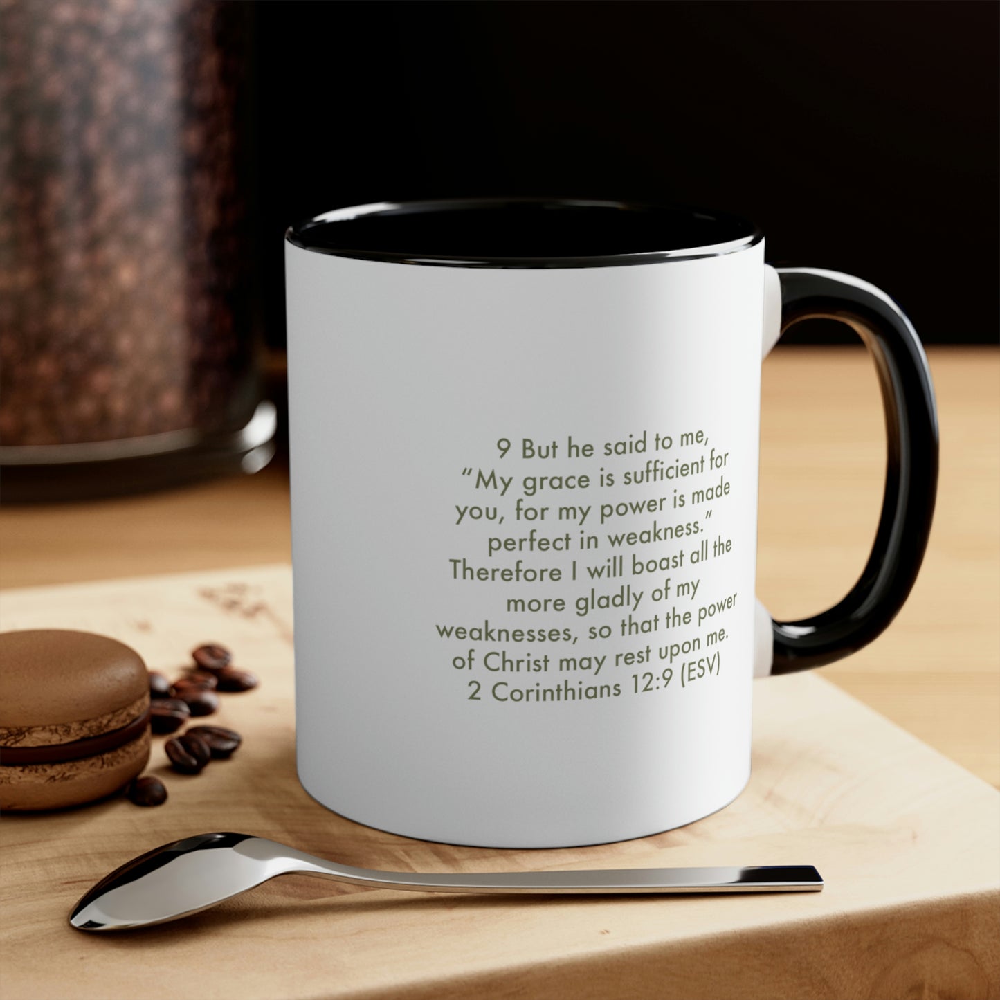 Sufficient Grace - Accent Coffee Mug, 11oz