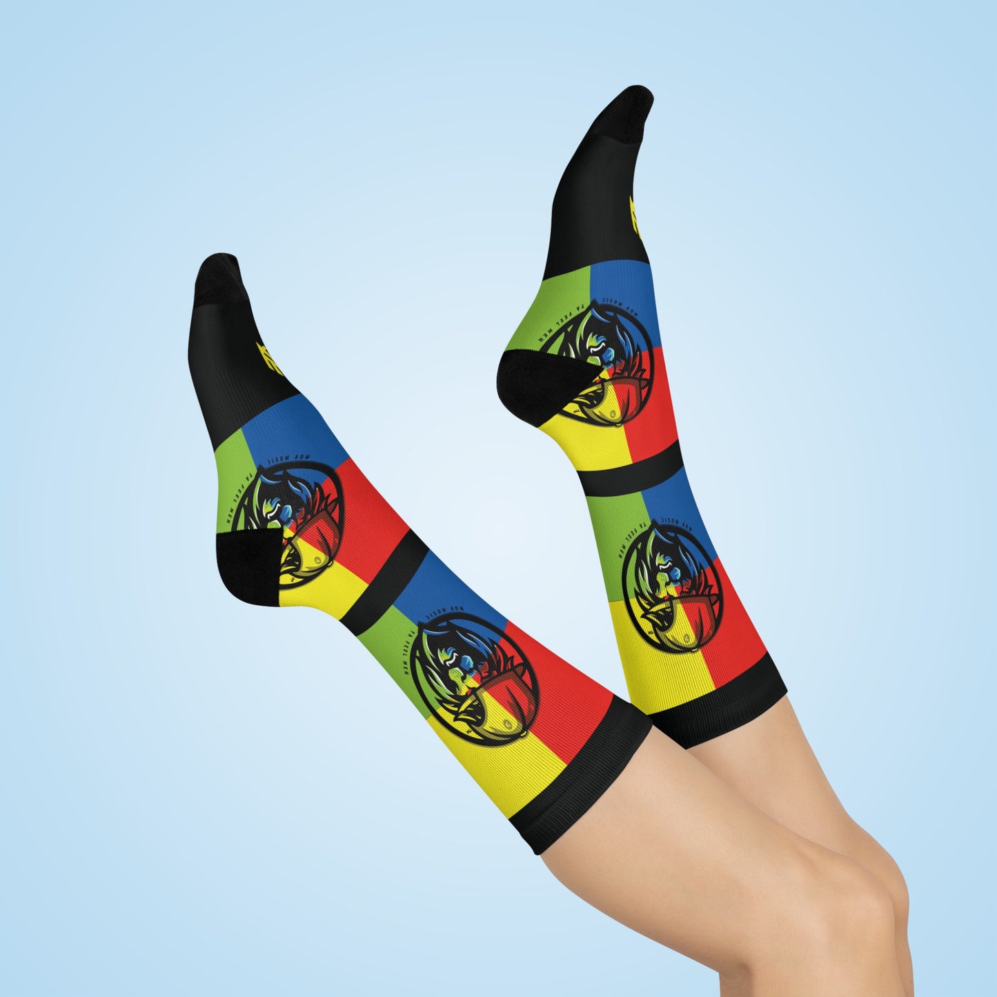 MOV Ya Feel Meh DTG Crew Socks