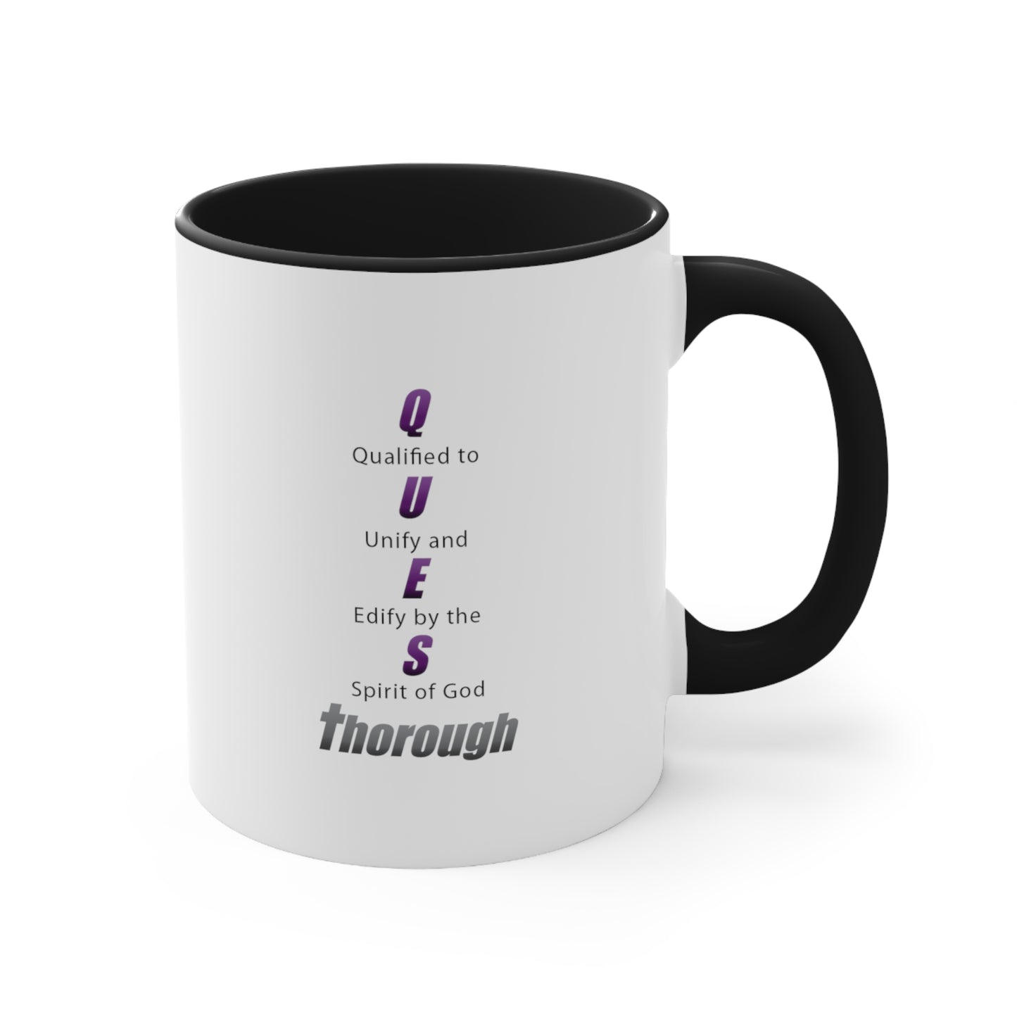 QuesThorough Signature - Accent Coffee Mug, 11oz
