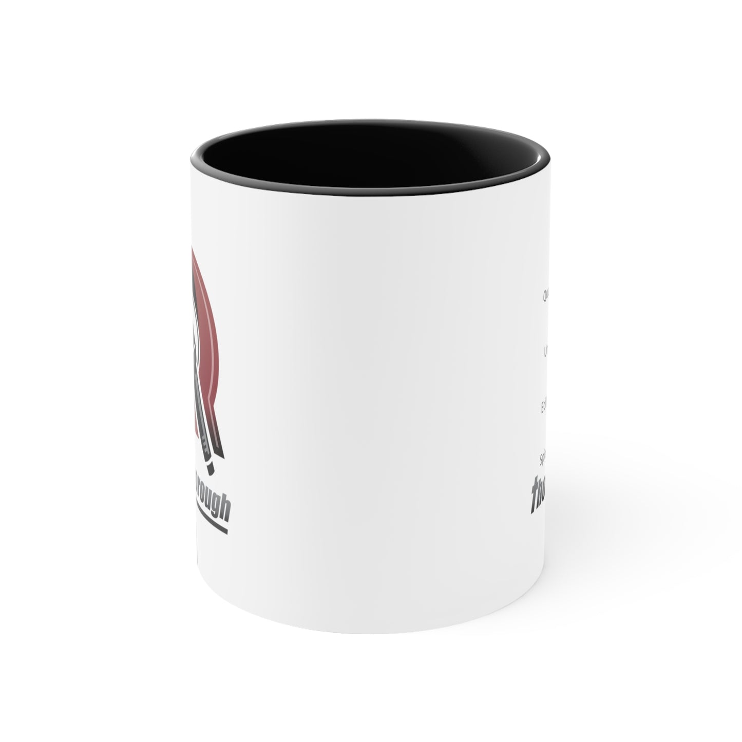 QuesThorough Signature Red - Accent Coffee Mug, 11oz