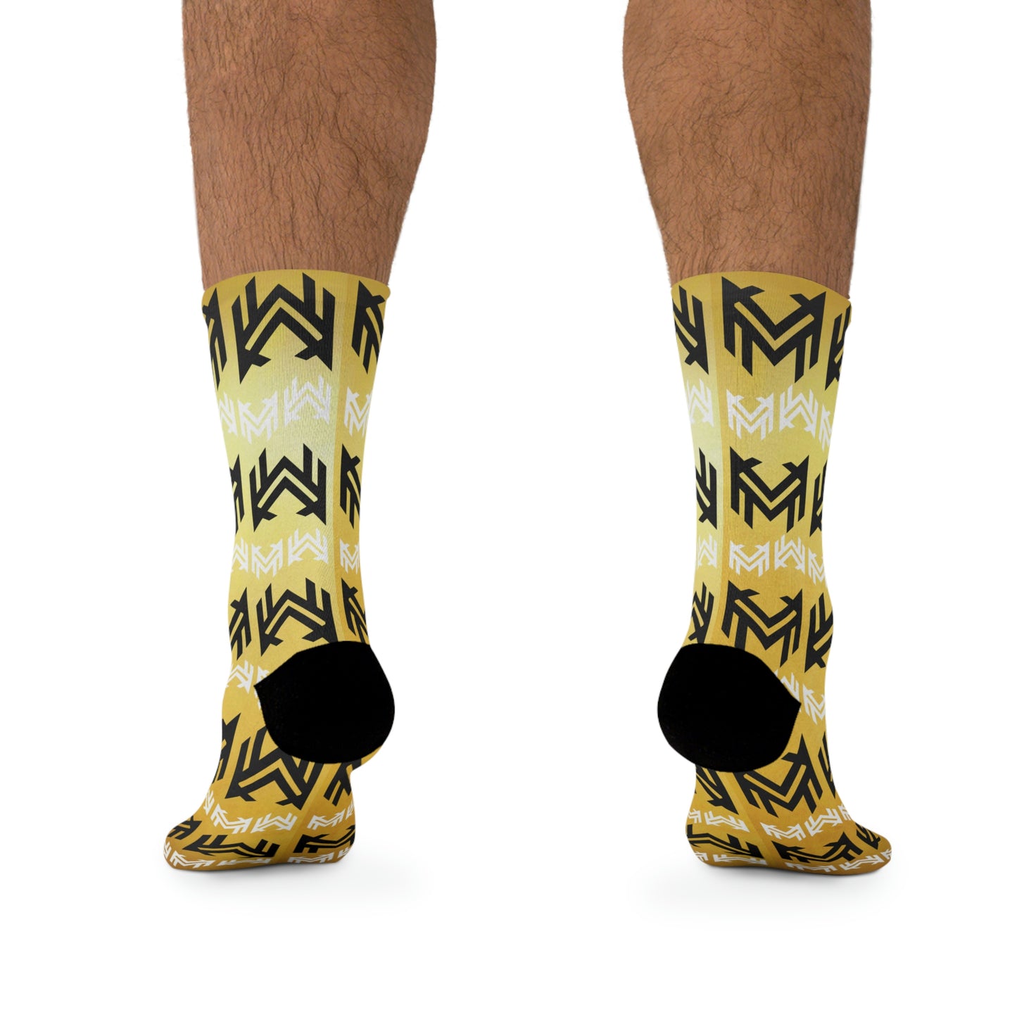 Mavrix Logo Pattern - Gold Socks
