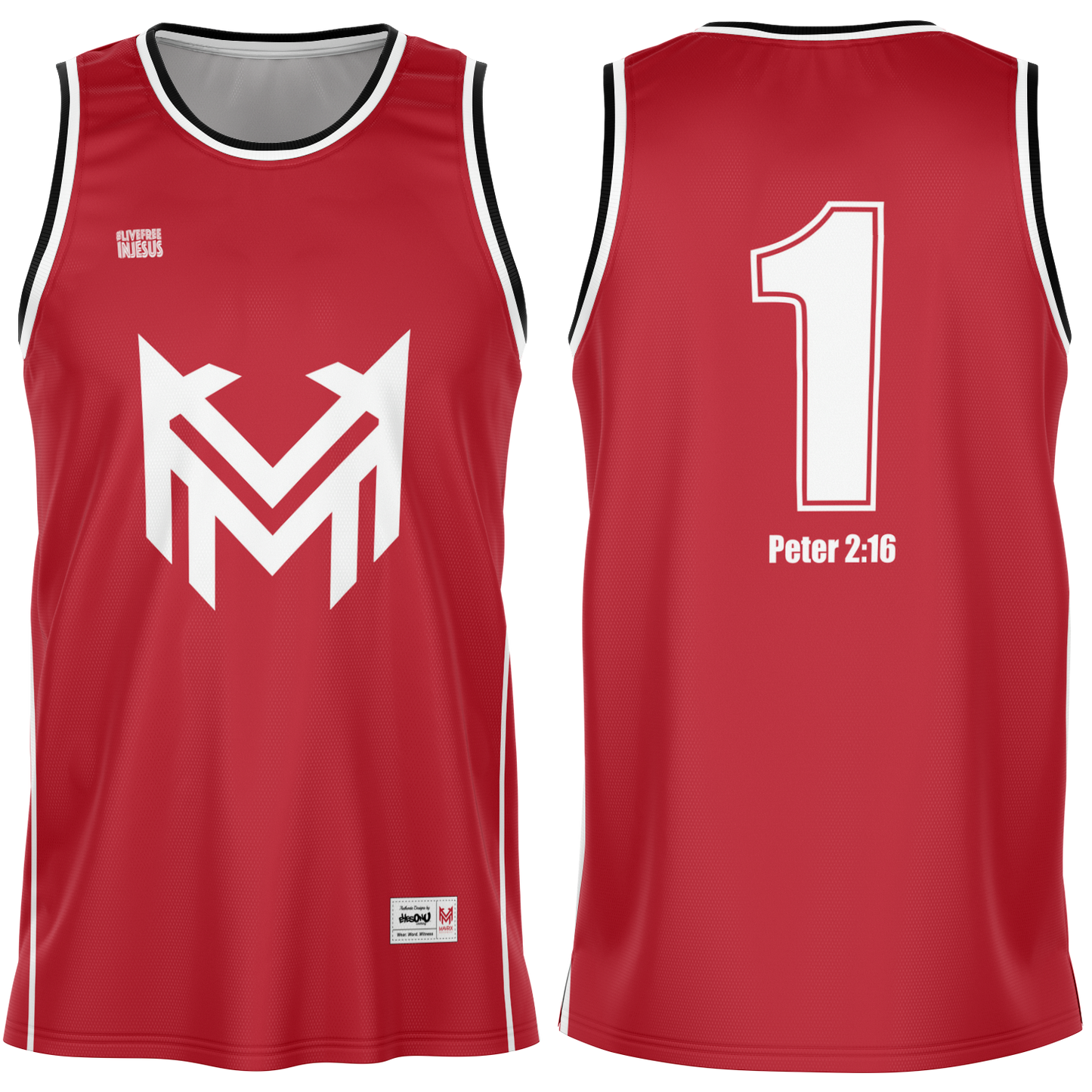 Mavrix Team Red - Basketball Jersey