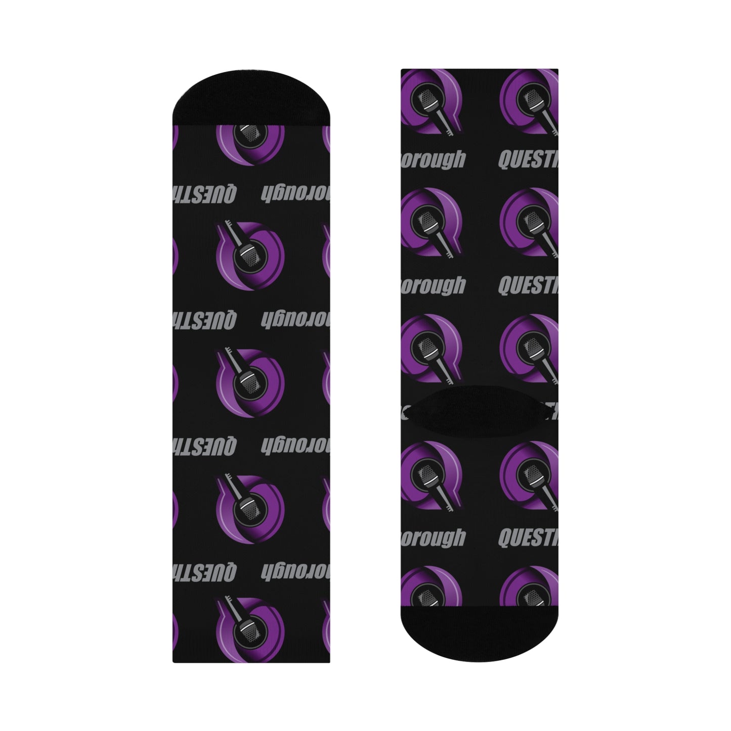 QuesThorough Signature DTG Crew Socks
