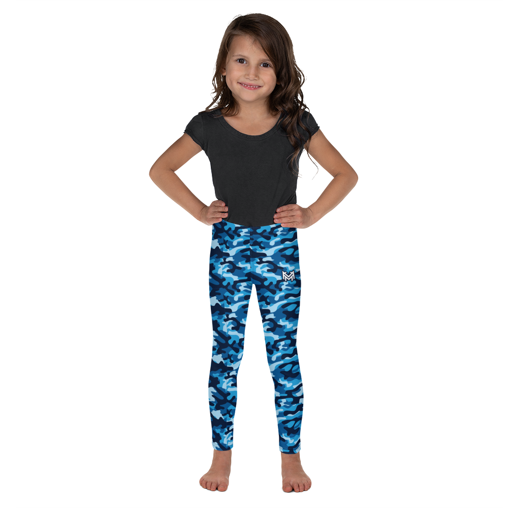 Mavrix Blue Camo Kid's Leggings