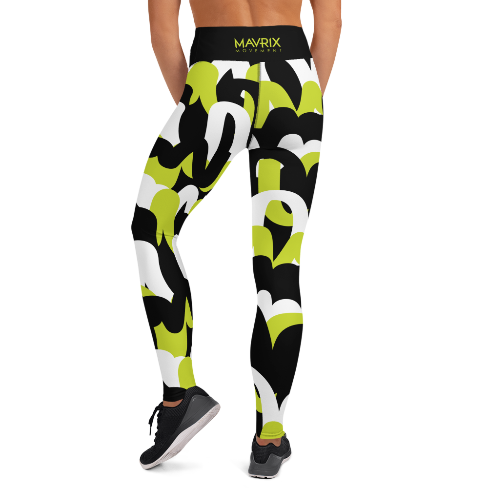 Mavrix Volt Scribble Yoga Leggings