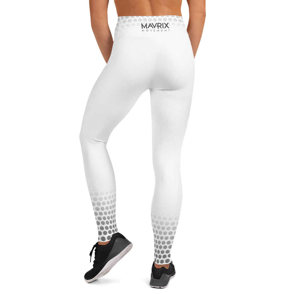 Mavrix White Dots Yoga Leggings