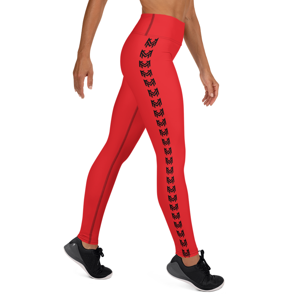 Mavrix Red Yoga Leggings