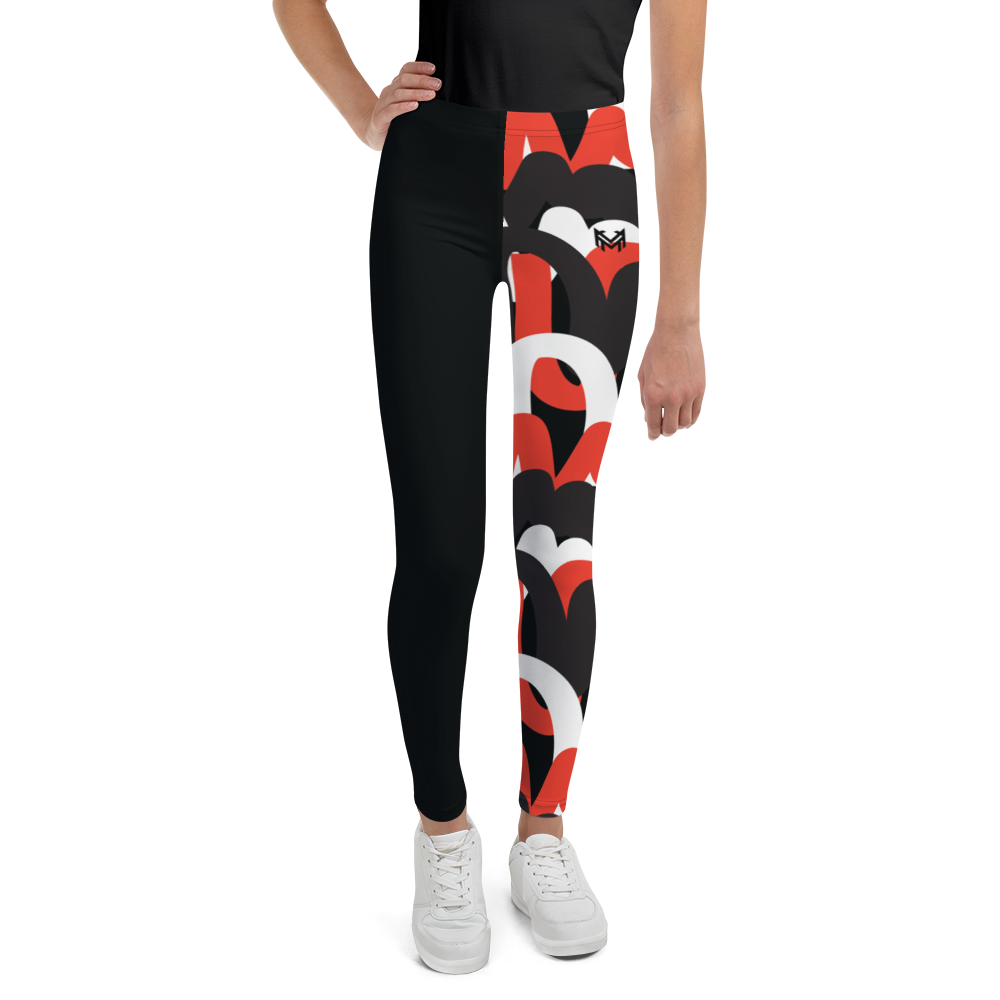 Mavrix Scribble Split Youth Leggings