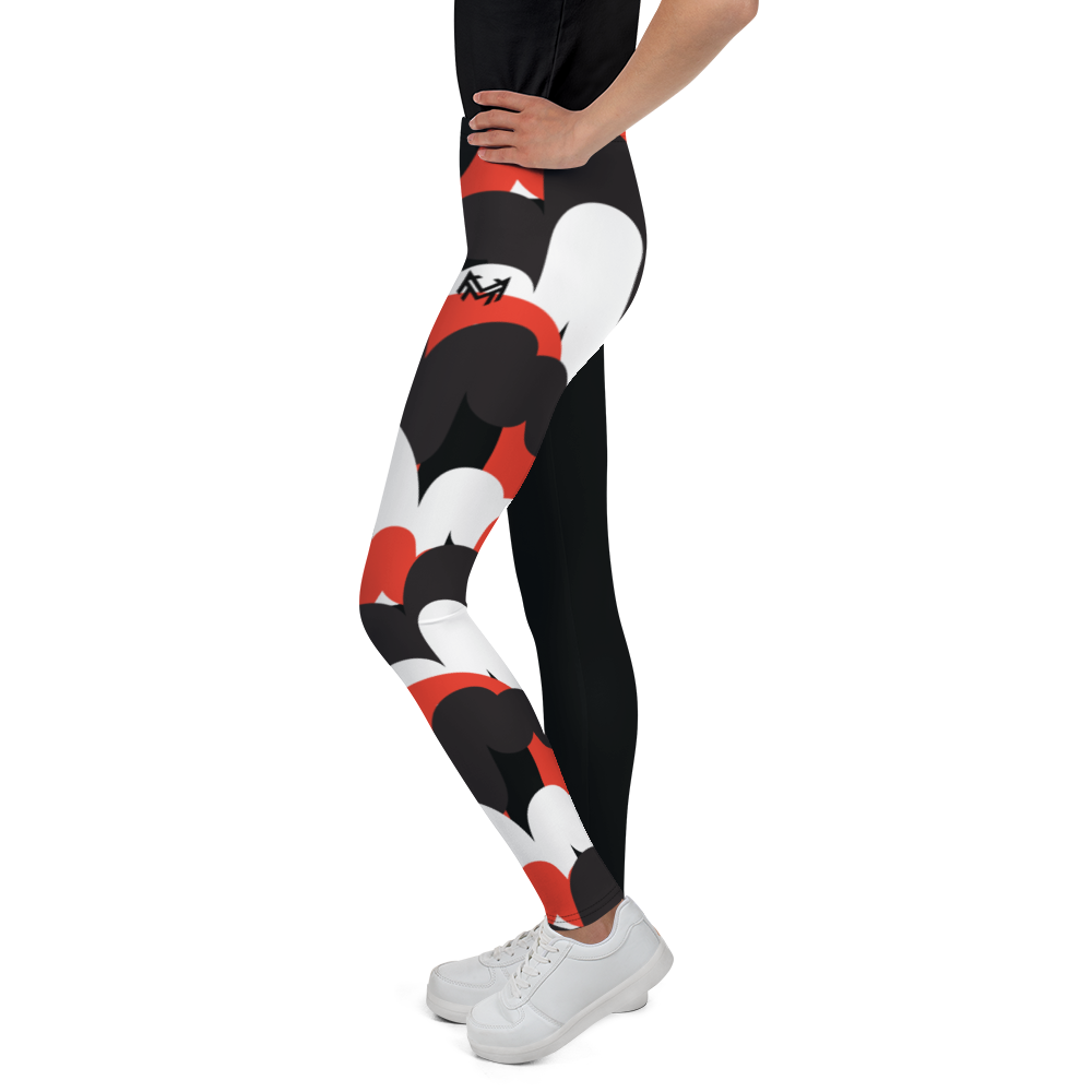 Mavrix Scribble Split Youth Leggings