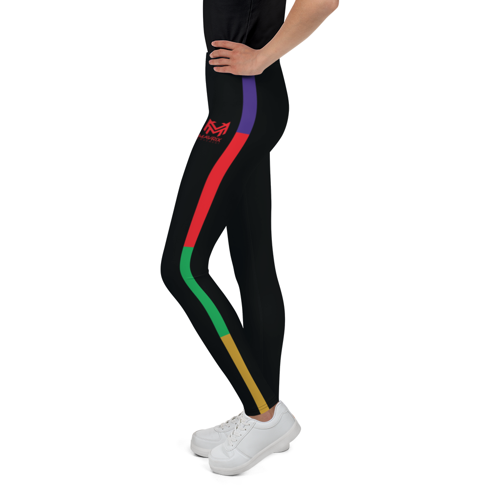 Mavrix BHM Stripes Youth Leggings
