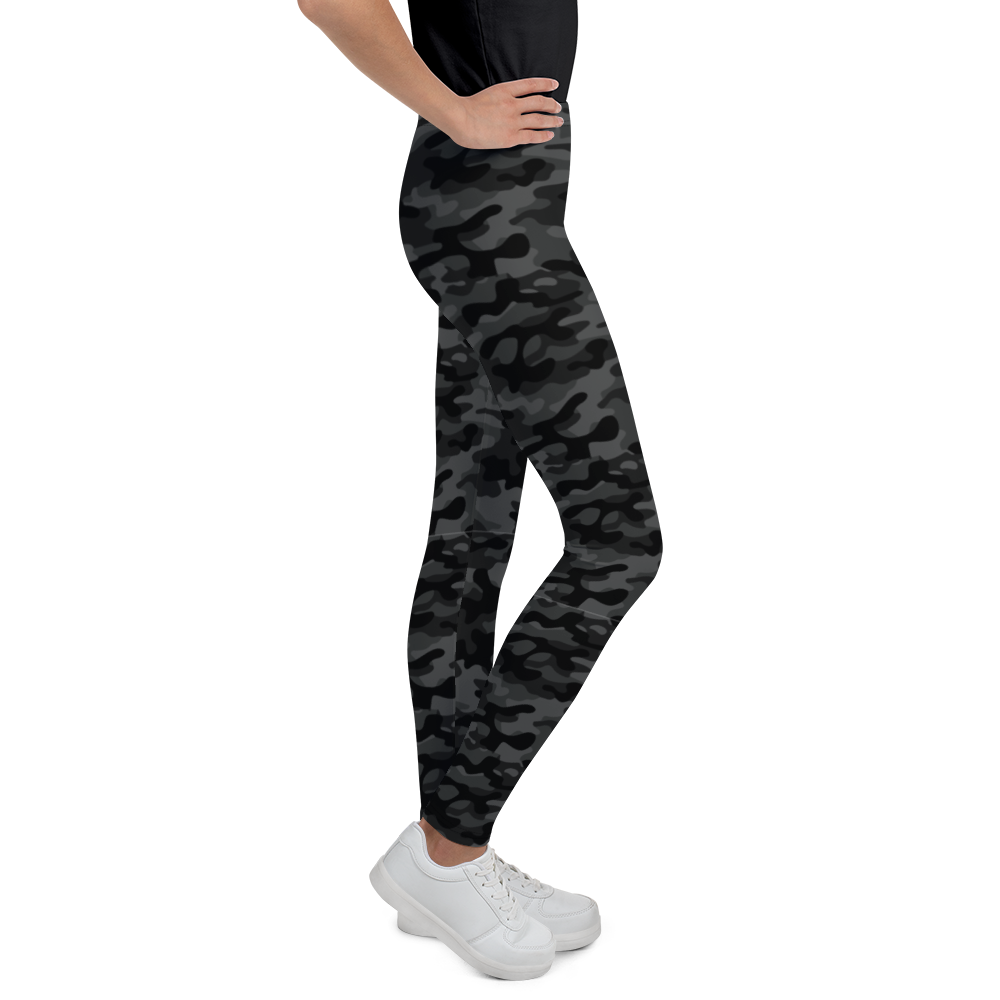 Mavrix Black Camo Youth Leggings