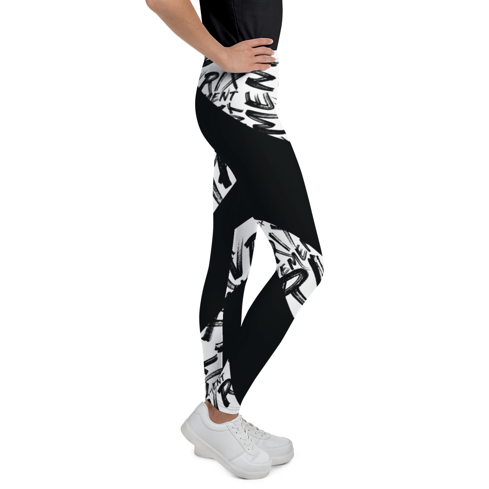 Mavrix Writing Youth Leggings