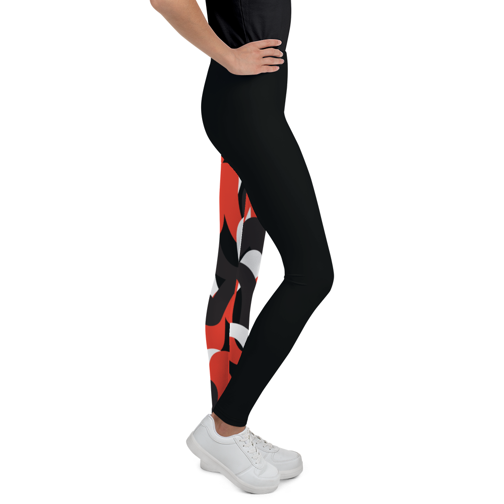 Mavrix Scribble Split Youth Leggings