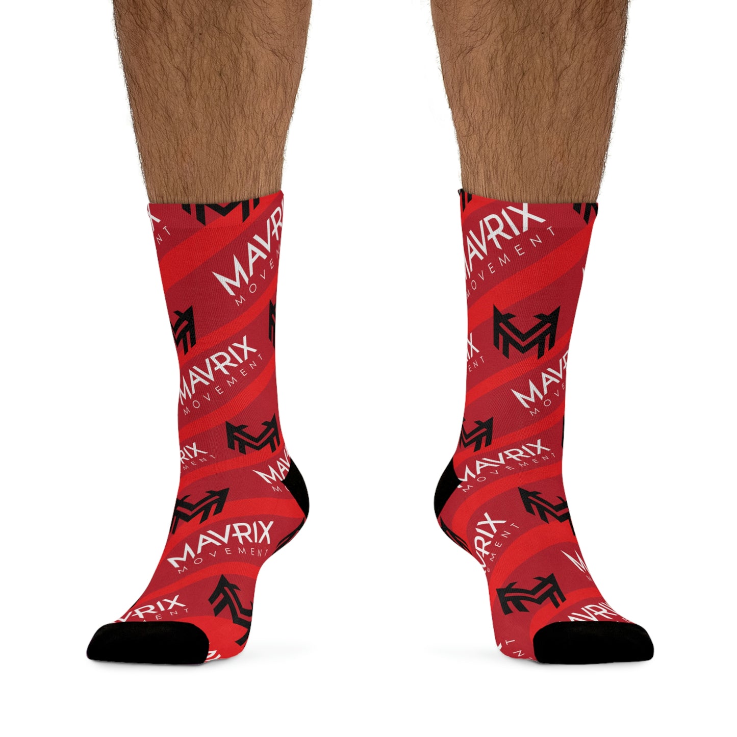 Mavrix Logos Red Socks