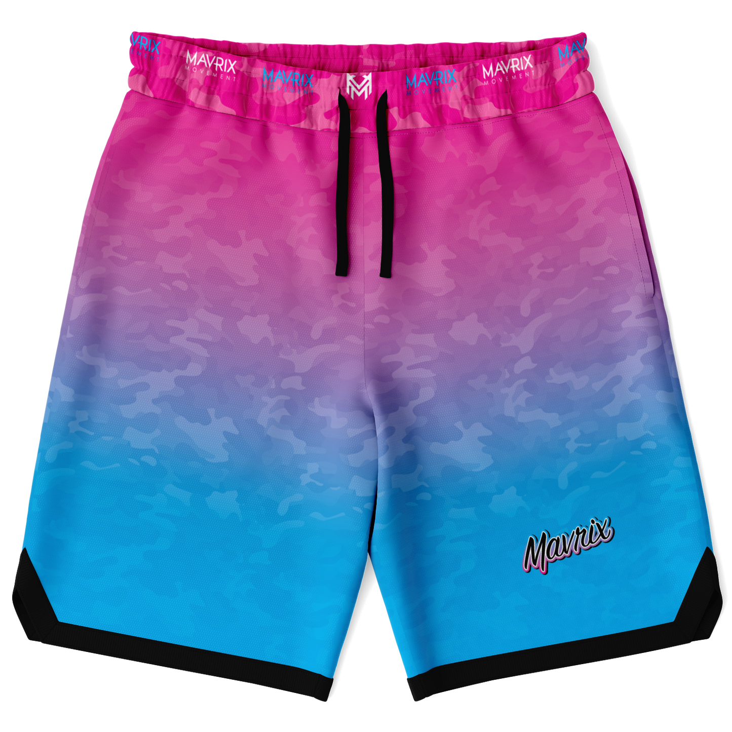 Mavrix Gradient Camo - Basketball Shorts