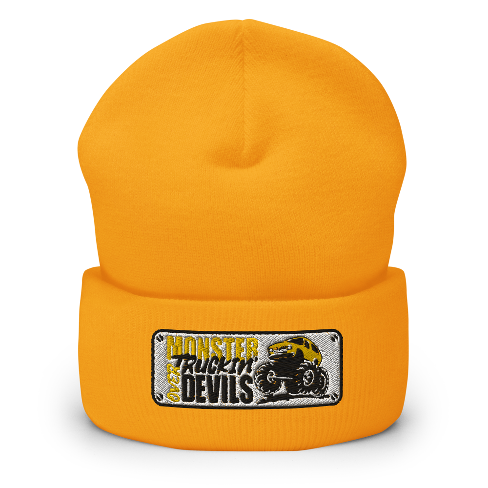 Bars - Monster Truckin' (Yellow) Cuffed Beanie (5 colors)