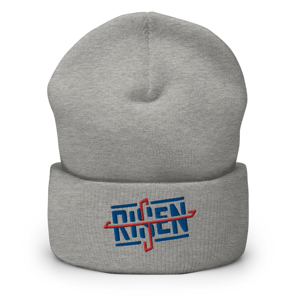 Risen (Red/Blue) Cuffed Beanie (3 colors)