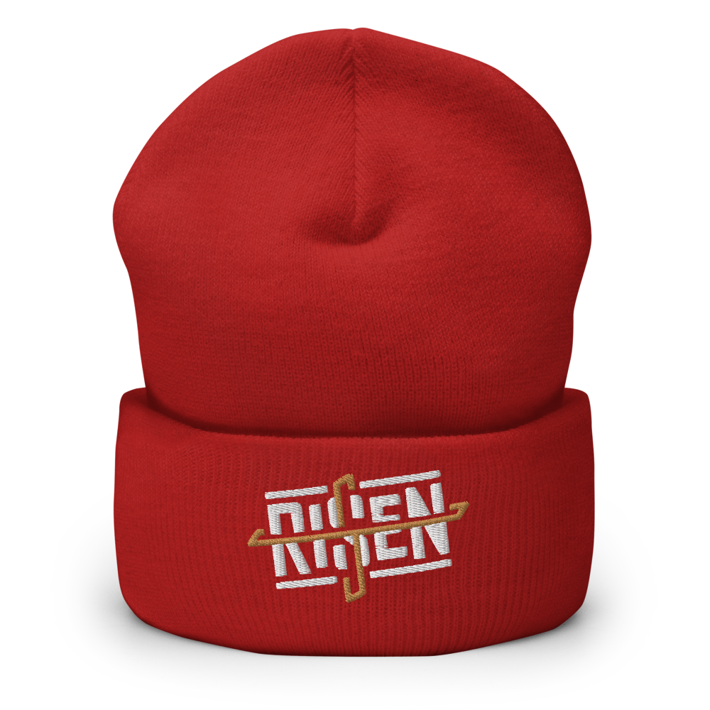 Risen (Red/Blue) Cuffed Beanie (3 colors)
