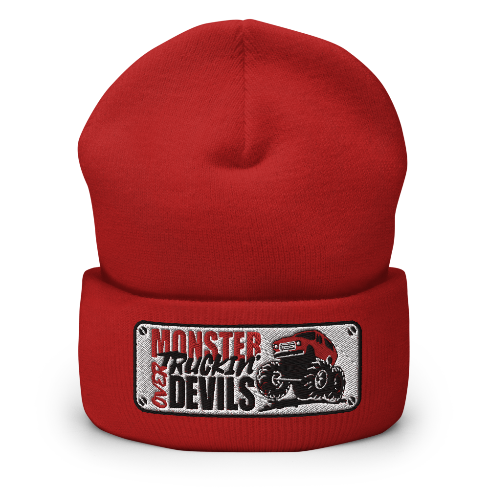 Bars - Monster Truckin' (Red) Cuffed Beanie (5 colors)