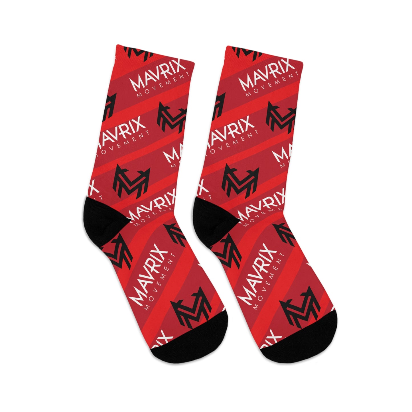 Mavrix Logos Red Socks