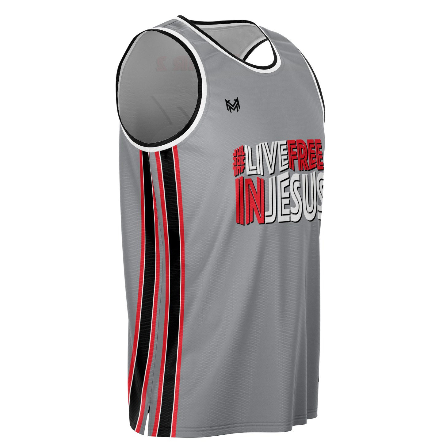 Mavrix LiveFreeInJesus - Basketball Jersey
