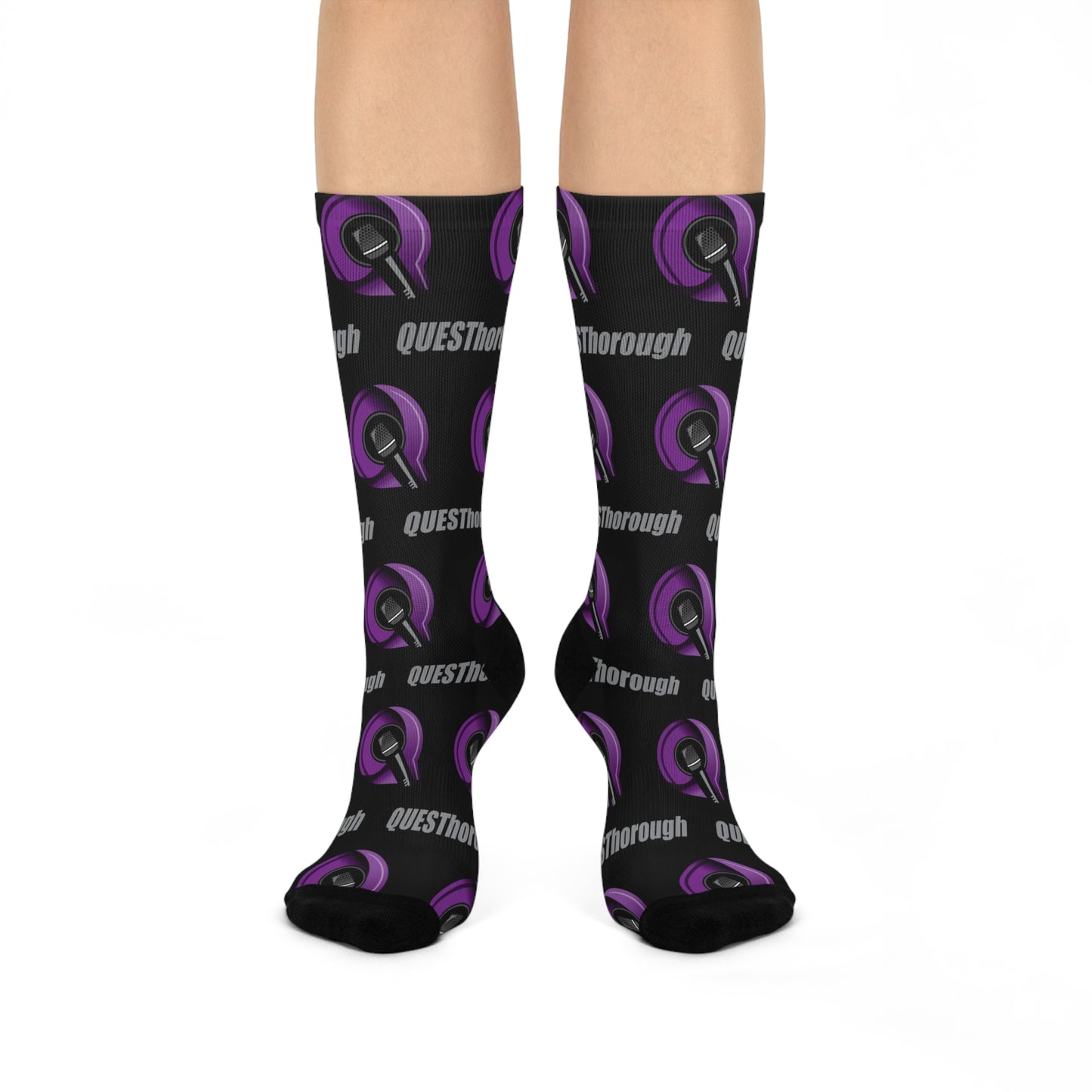 QuesThorough Signature DTG Crew Socks