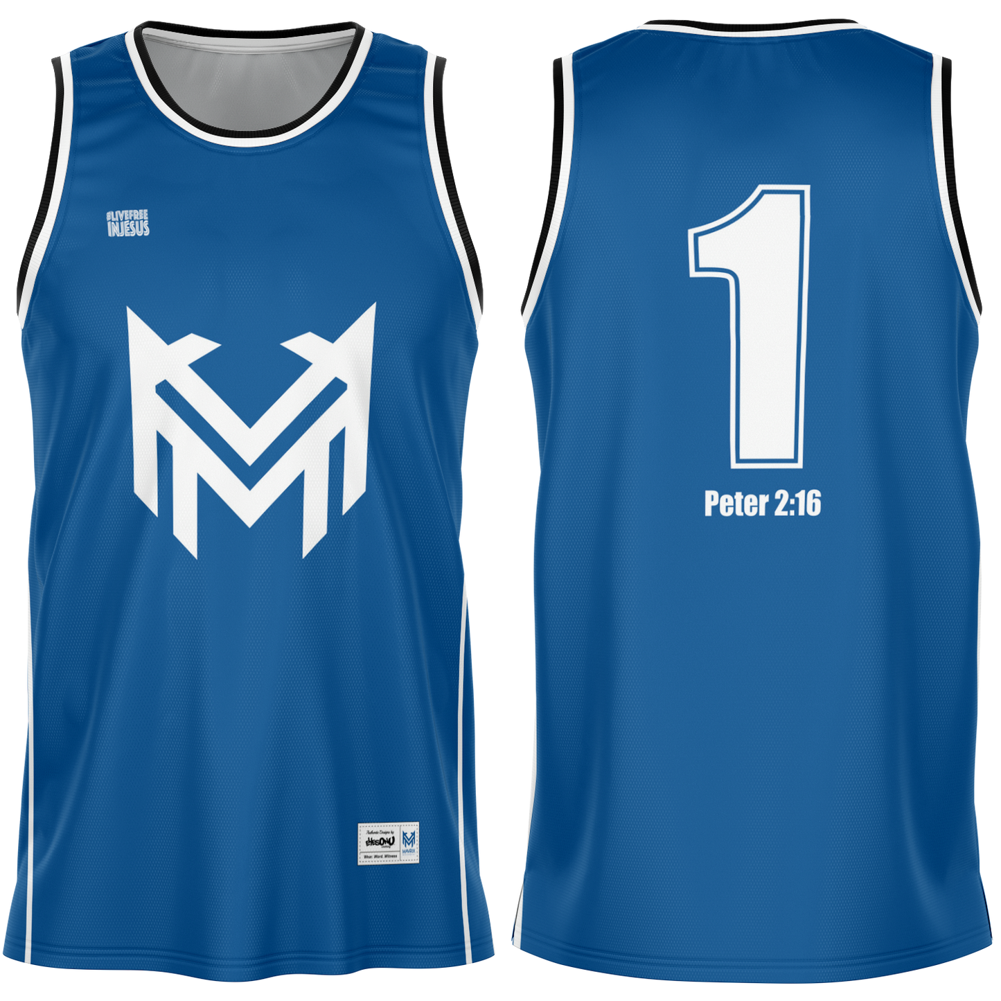 Mavrix Team Royal - Basketball Jersey