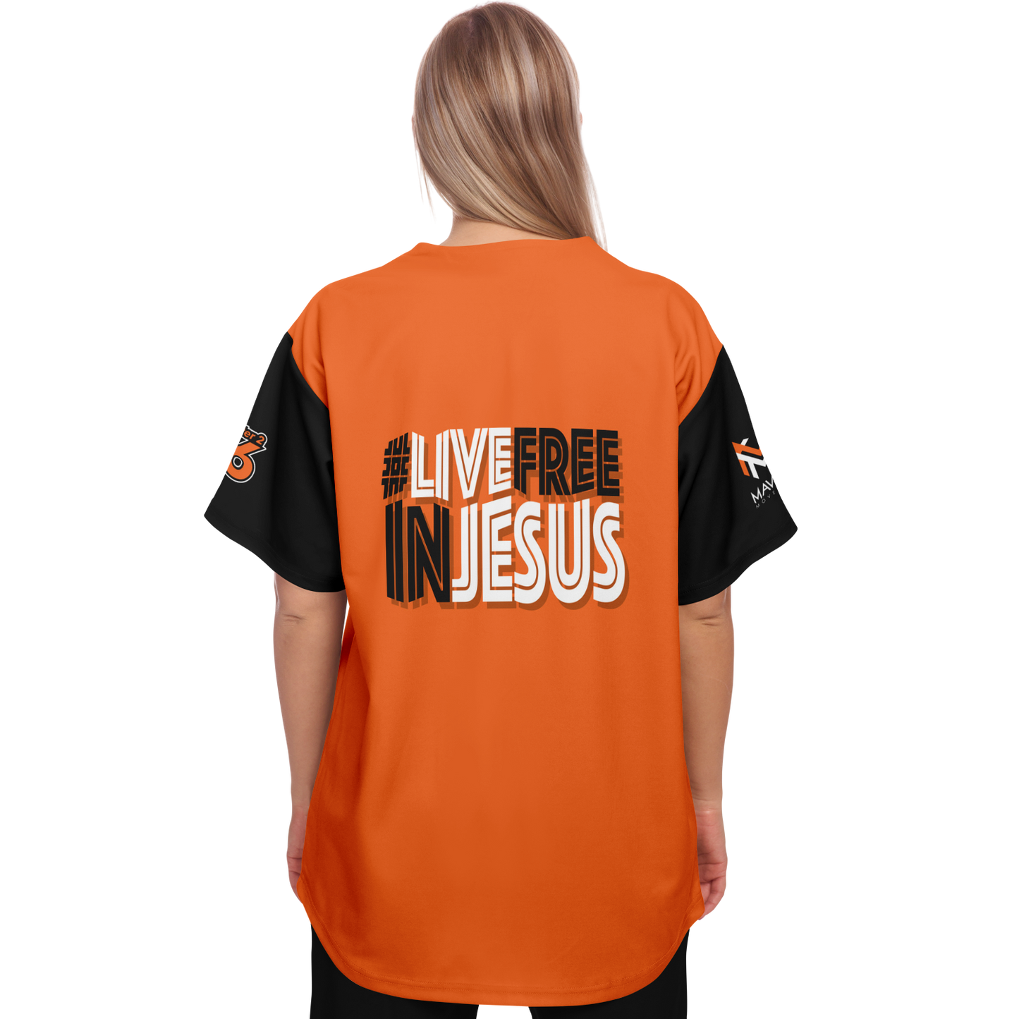 Mavrix Orange Baseball Jersey