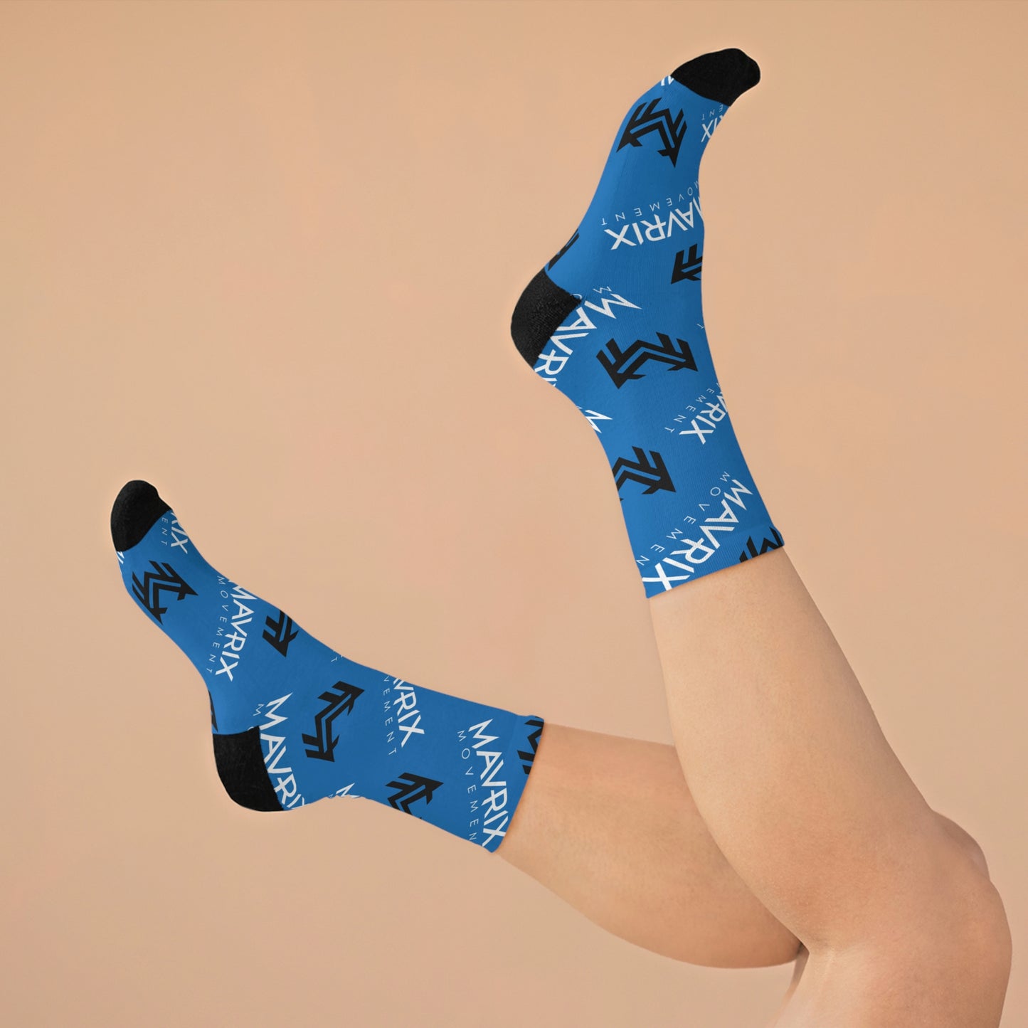 Mavrix Logos Blue Socks