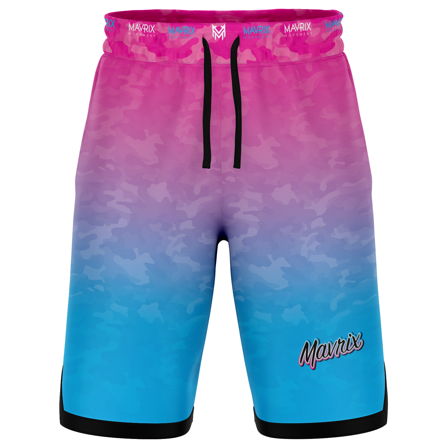 Mavrix Gradient Camo - Basketball Shorts