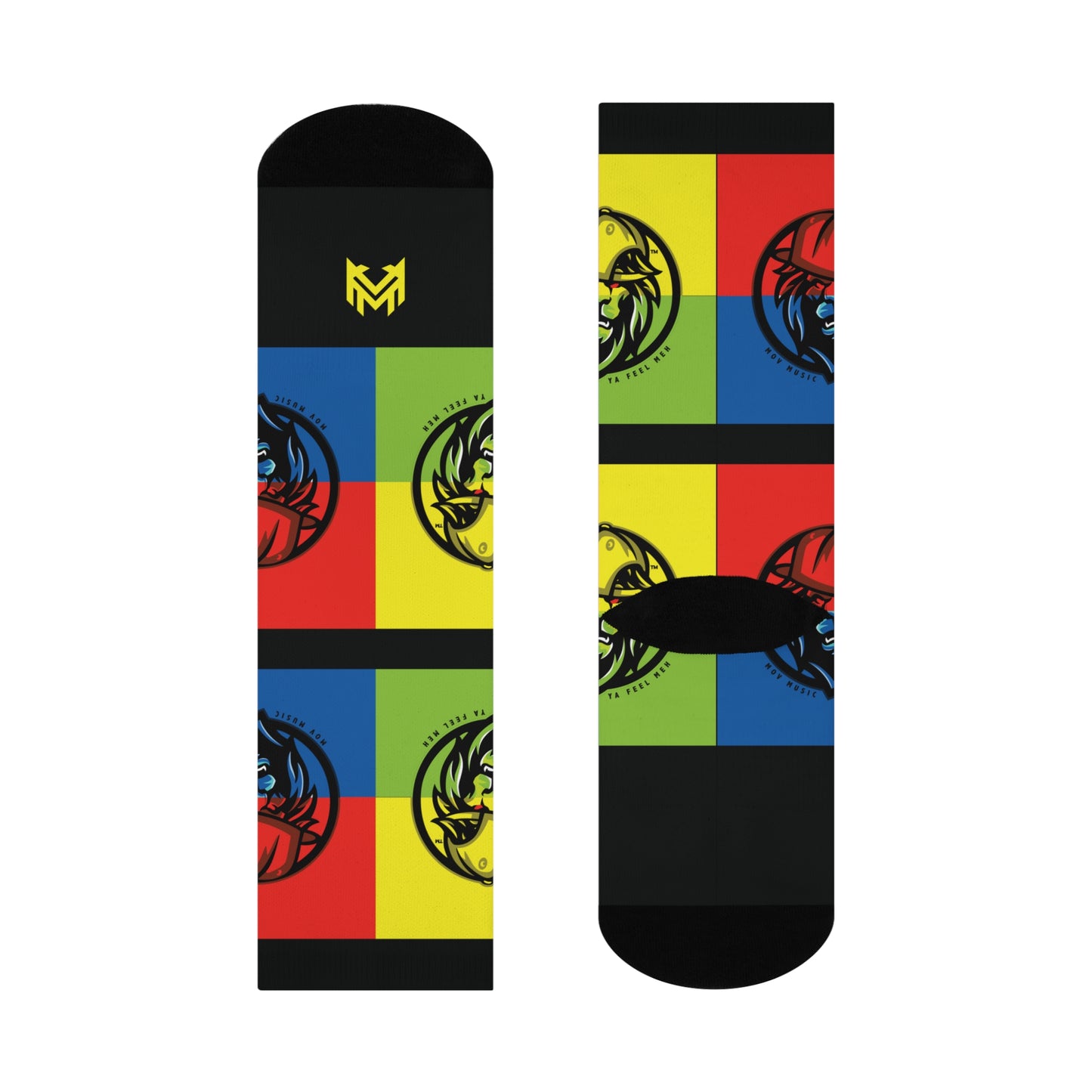 MOV Ya Feel Meh DTG Crew Socks